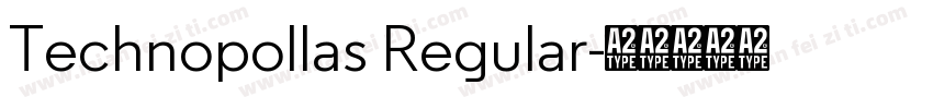 Technopollas Regular字体转换